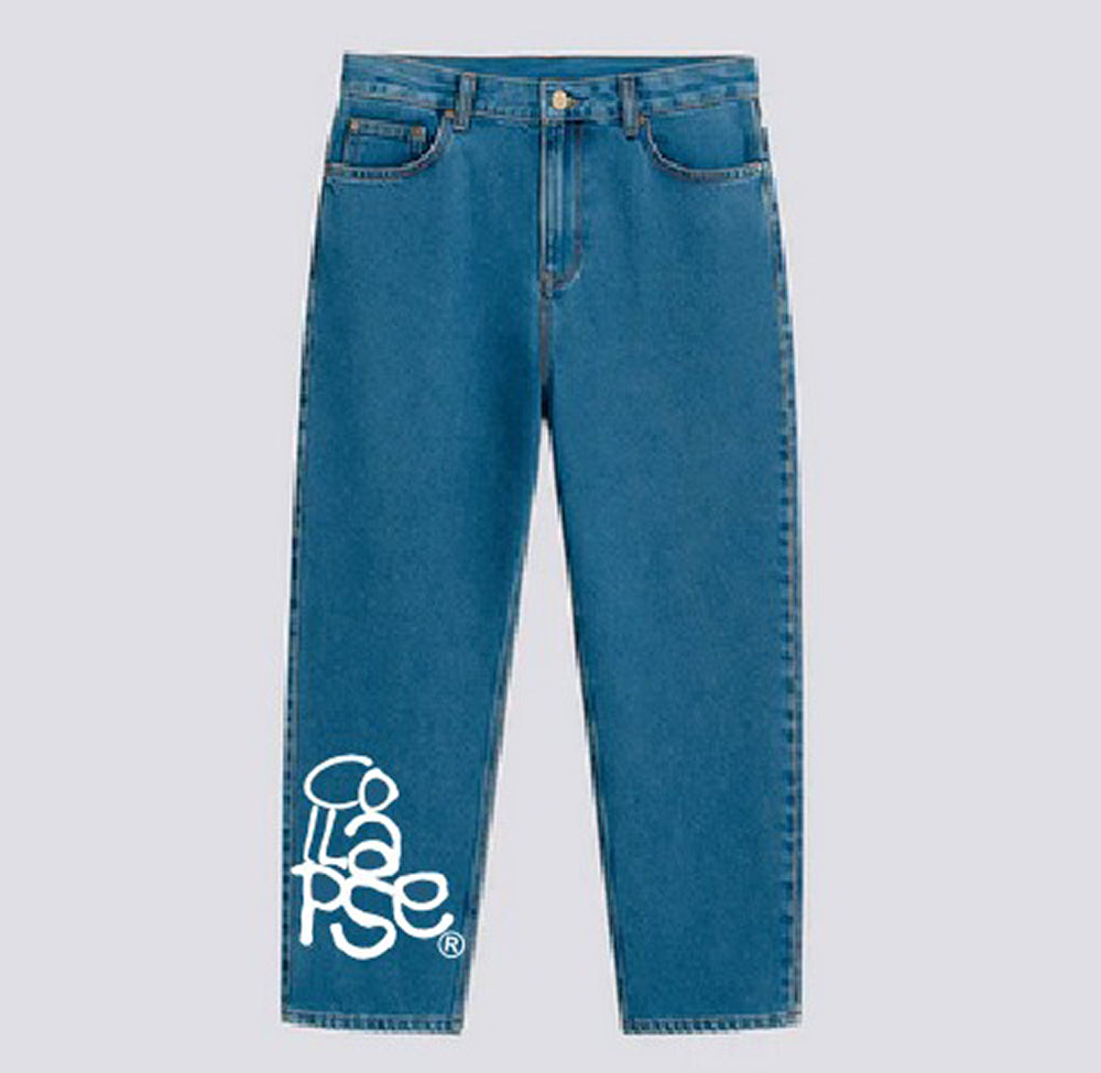 Calça Jeans Reta - Collapse Logo Clássico 2