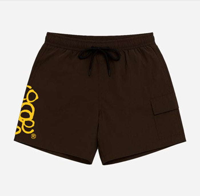Short Cargo Marrom - Collapse Logo Clássico 2